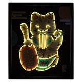 Cuadro de neon maneki-neko buki 1
