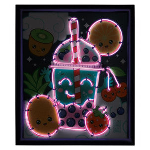 Cuadro de neon bubble tea buki 1