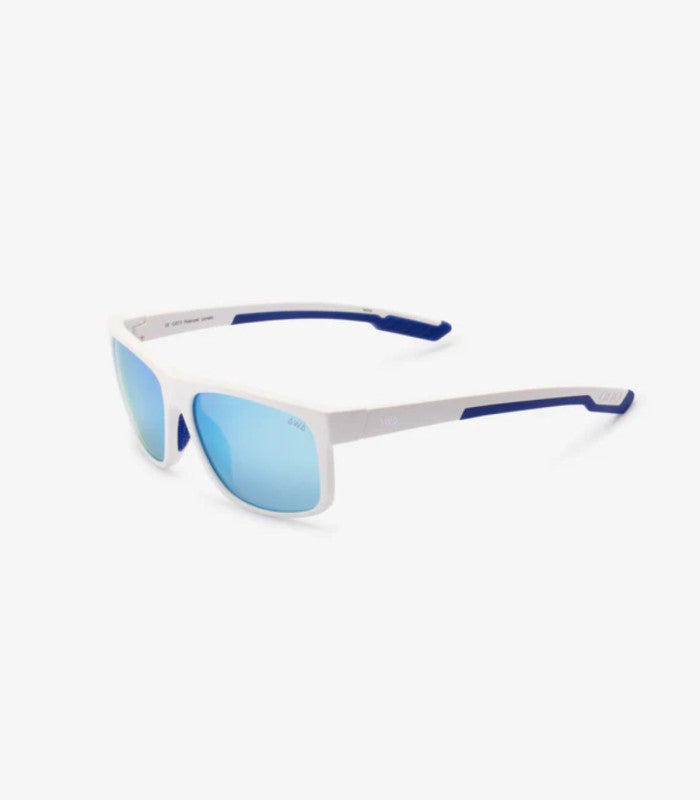 Gafas de sol mera blanca lentes azul espejo awa sunglasses 2