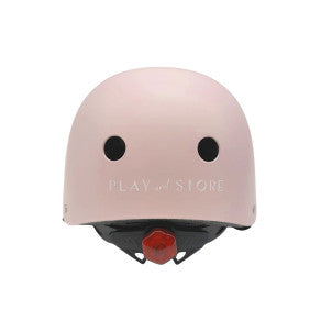Casco con luz pink play and store 2