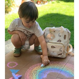 Mini mochila sand play and store 2