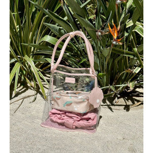 Bolso de playa pink play and store 2