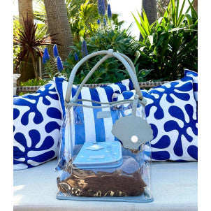 Bolso de playa light blue play and store 2