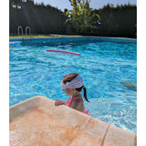 Gafas de natacion rosas con turbante arcoiris dandini 2
