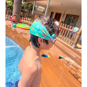 Gafas de natacion azul oscuro con turbante dinos dandini 2