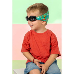 Gafas de natacion negras con turbante dinos fun water 1