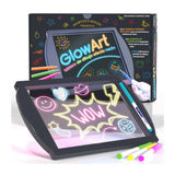 Tablero de dibujo neon glow art negro marvin's magic 1