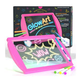 Tablero de dibujo neon glow art rosa marvin's magic 1