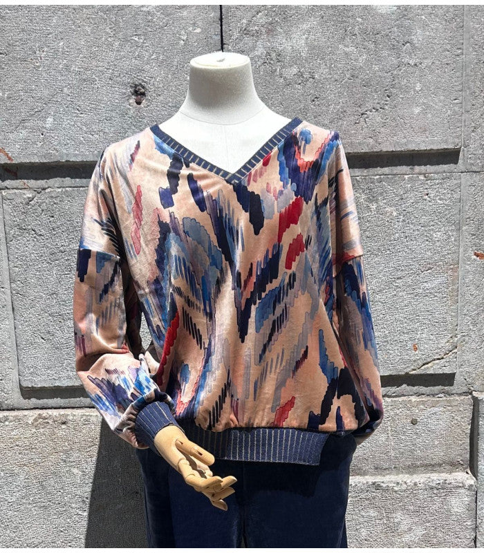 Top destello azul aldo martins 1