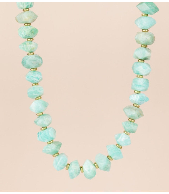 Collar pouka amazonite muja juma 1