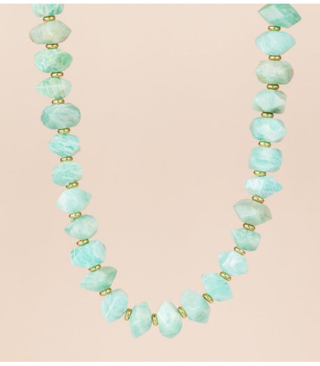 Collar pouka amazonite muja juma 1