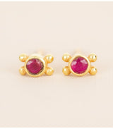 Pendiente lamia ruby round muja juma 1