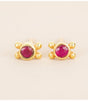 Pendiente lamia ruby round muja juma 1
