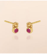 Pendiente bahja ruby round muja juma 2