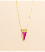 Collar sahar ruby triangle muja juma 2