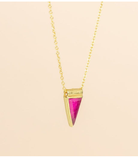 Collar sahar ruby triangle muja juma 2