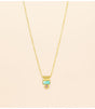 Collar mouna amazonite rectangle muja juma 1