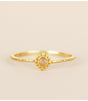Anillo lamia peach moonstone round muja juma 1
