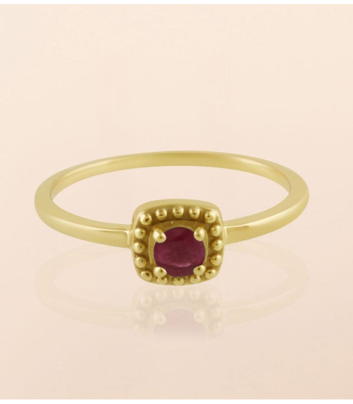 Anillo tizi ruby round muja juma 1