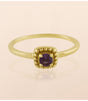 Anillo tizi amethyst round muja juma 1