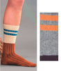 Calcetines amsterdam hombre burgundy grey woolsens 1