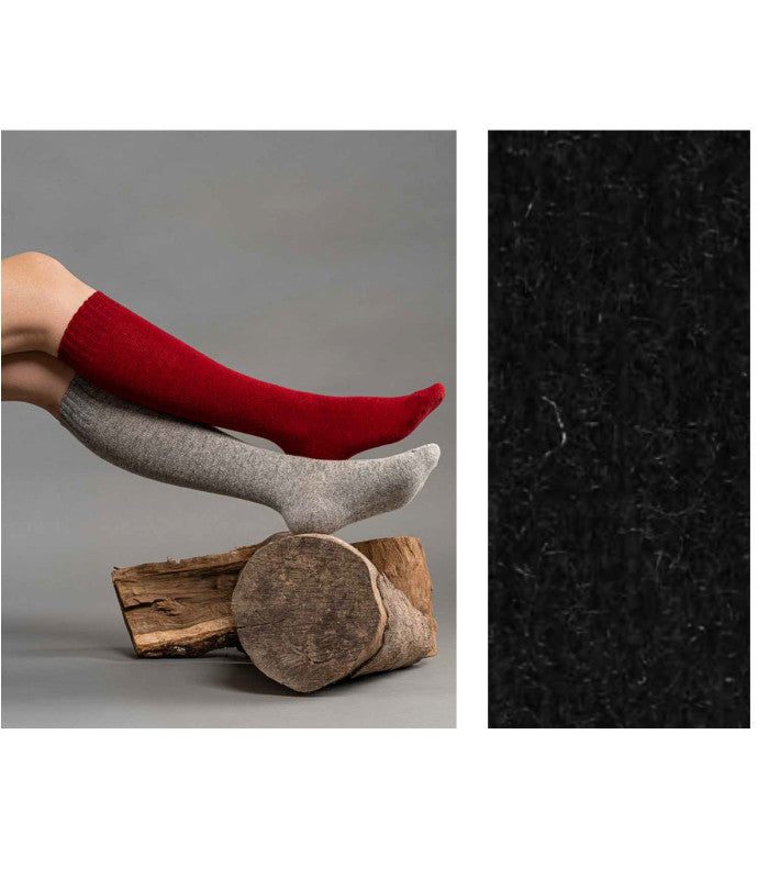 Calcetines london mujer black woolsens 1