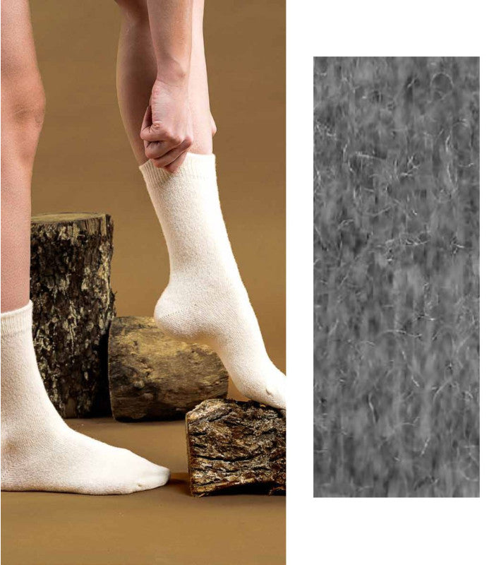 Calcetines oslo mujer medium grey woolsens 1