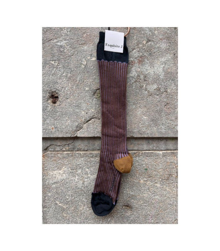 Calcetines altos retro rib campus exquisite j 1