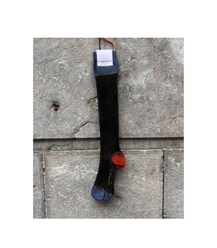 Calcetines altos retro rib club exquisite j 1