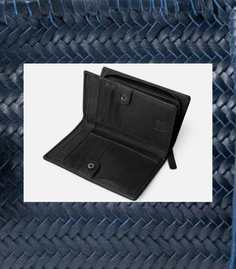 Billetero unisex biba per13l perkins azul indigo 1