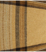 Fular triangular de cuadros con flecos beige atoll-palme 2