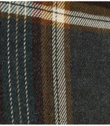 Fular triangular de cuadros con flecos gris fonce atoll-palme 2