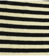 Fular triangular de punto a rayas noir atoll-palme 2