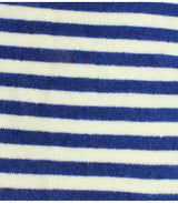 Fular triangular de punto a rayas bleu fonce atoll-palme 2