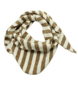 Fular triangular de punto a rayas beige atoll-palme 1