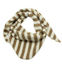 Fular triangular de punto a rayas beige atoll-palme 1