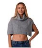 Echarpe de punto con cuello vuelto gris fonce atoll-palme 1