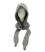 Capucha bufanda gris fonce atoll-palme 1