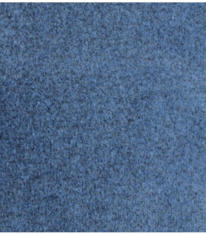 Fular triangular grande de punto bleu fonce atoll-palme 2