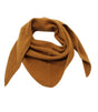 Fular triangular pequeno de lana caramel atoll-palme 1