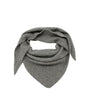 Fular triangular pequeno de lana gris fonce atoll-palme 1