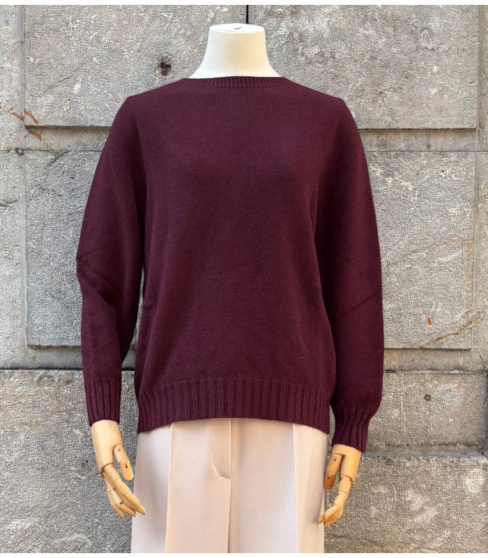 Jersey de lana magliepure lucca wine 1