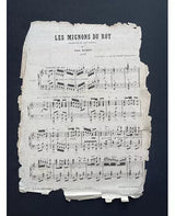 Hoja Partitura Música Antigua Vertical 2