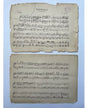 Hoja Partitura Música Antigua Horizontal 1