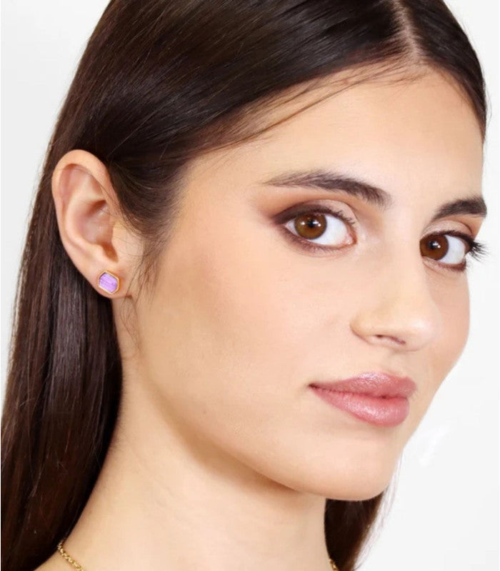 Pendiente gleam kaelis morado anartxy 2