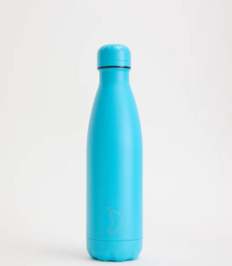 Botella inox turquesa 500ml chilly's 1