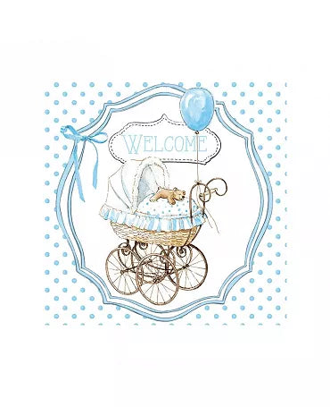 Servilletas WELCOME BLUE 1