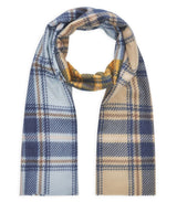Fular cachemir con estampado cuadros blue codello 1