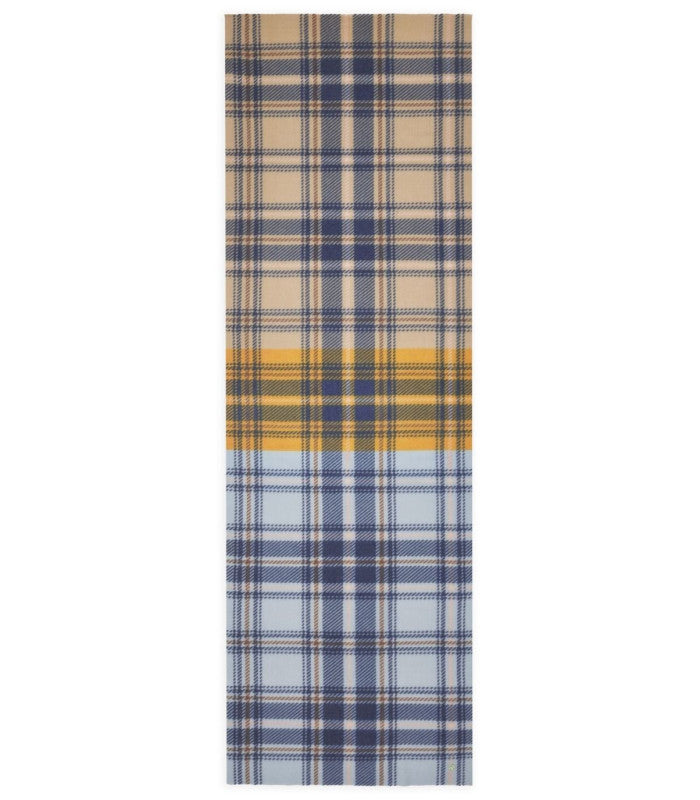 Fular cachemir con estampado cuadros blue codello 2
