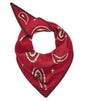 Panuelo triangular punto estampado paisley red codello 1